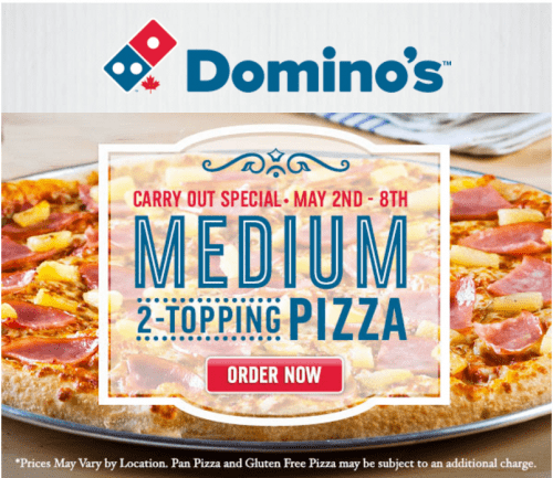 dominos pizza deals today