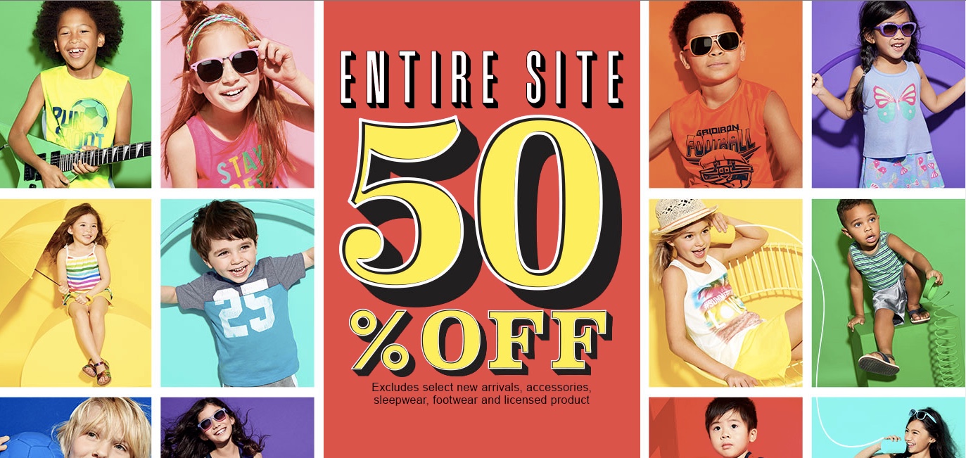 The Childrens Place Canada Offers Save 50 Site Wide Free Shipping