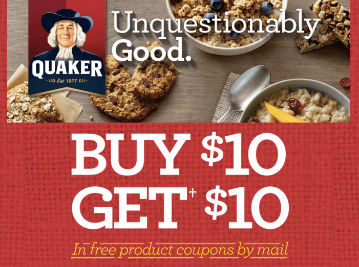 quaker-canada-offer-buy-10-worth-of-quaker-products-get-10-in