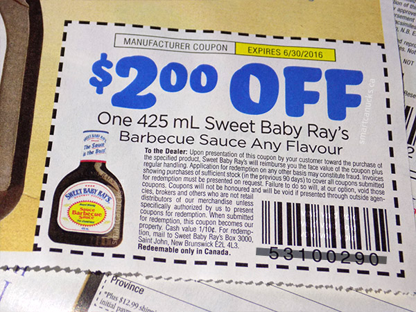 Metro Ontario Free Sweet Baby Rays BBQ Sauce After Coupon Canadian 