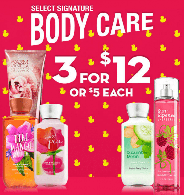 Bath Body Works Canada Semi Annual Sale Save Up To 75 Off Select