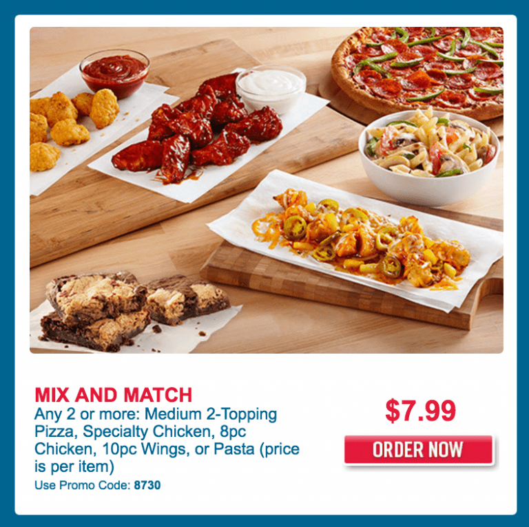 Domino’s Pizza Canada Promo Code Offers Get Medium 2Topping Pizza