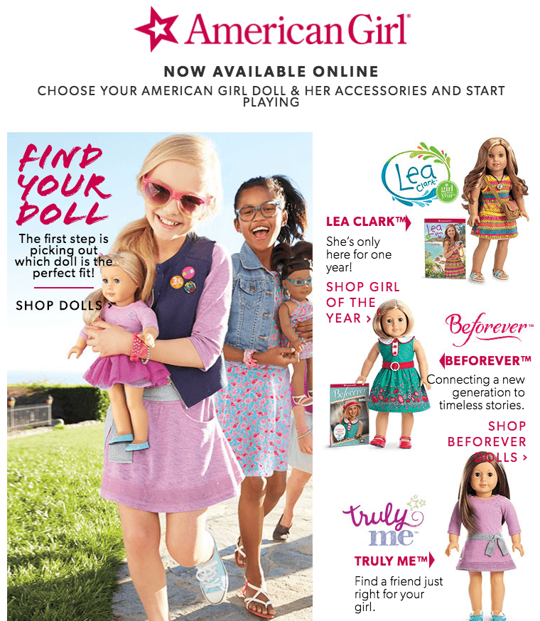 american girl doll coupons online