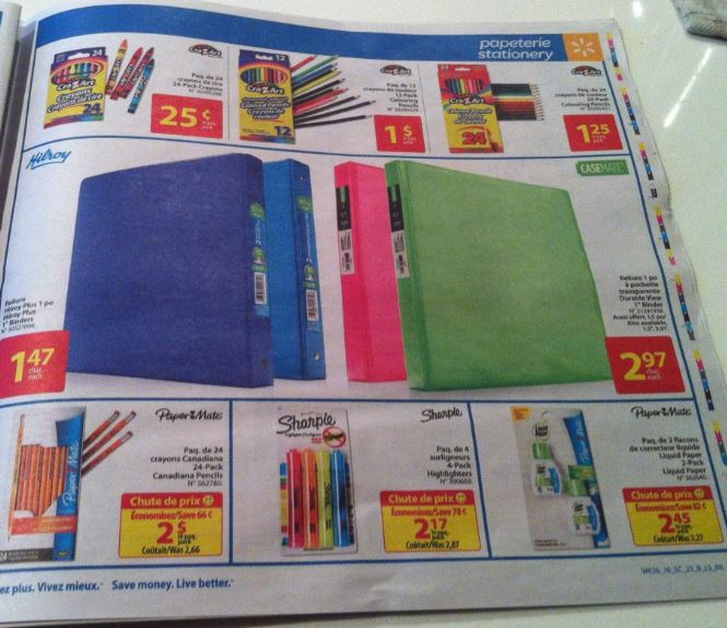 Walmart Back2School