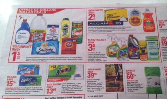 Canadian Tire Dollar Cleaning Supplies