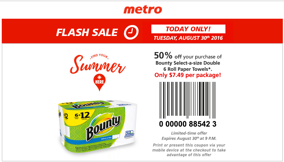 Metro Coupon