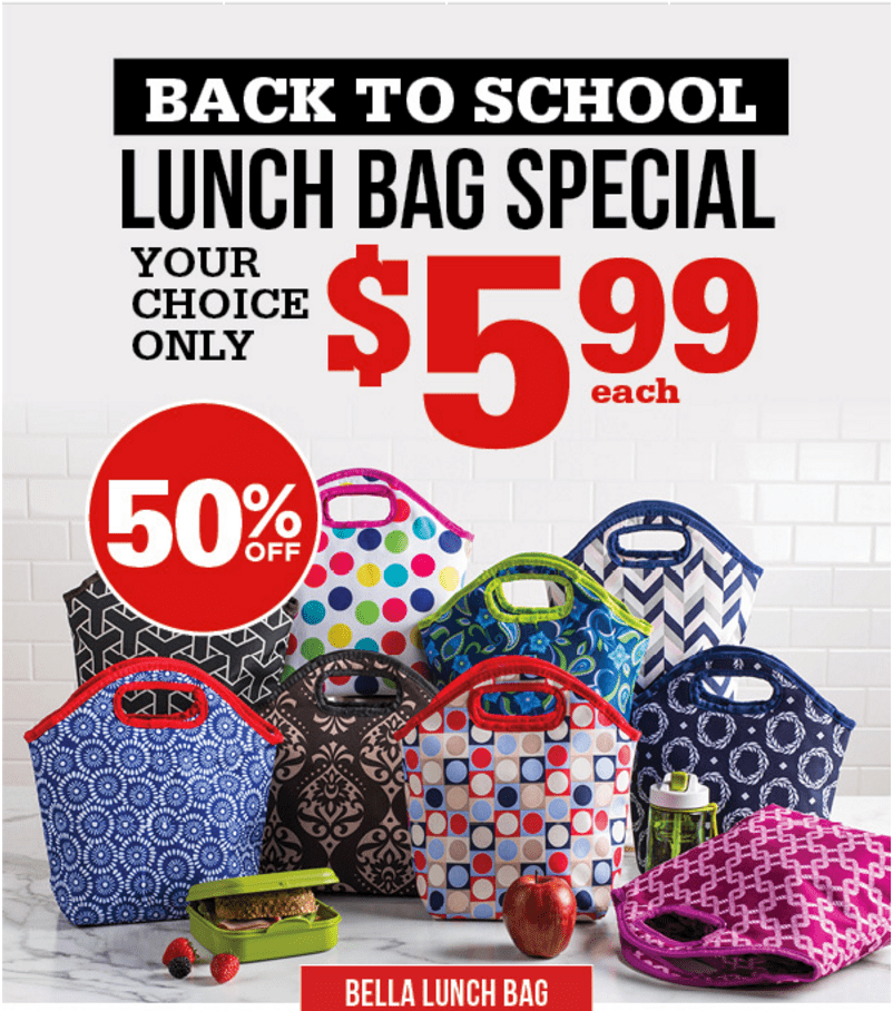 Kitchen Stuff Plus Back To School Offers: Save 50% On Lunch Bag Special