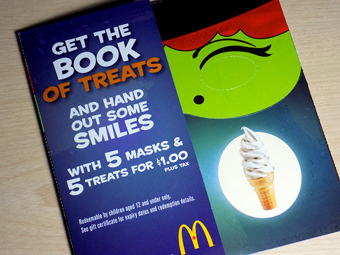 McDonalds Halloween 2016 Booklets Canada