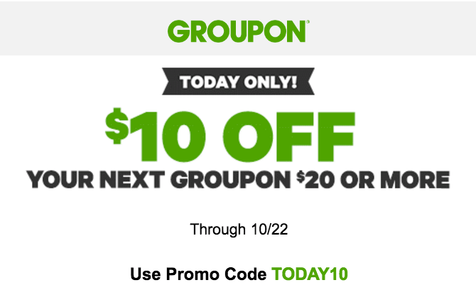 groupon promo code