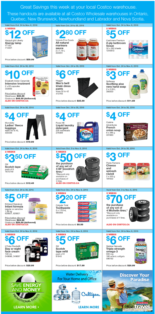 Costco Canada Weekly Instant Handouts Coupons/Flyers For: Ontario ...