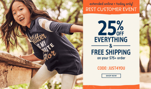 Carter’s OshKosh B’gosh Canada Deals: Save 25% Off Everything &amp; Free ...