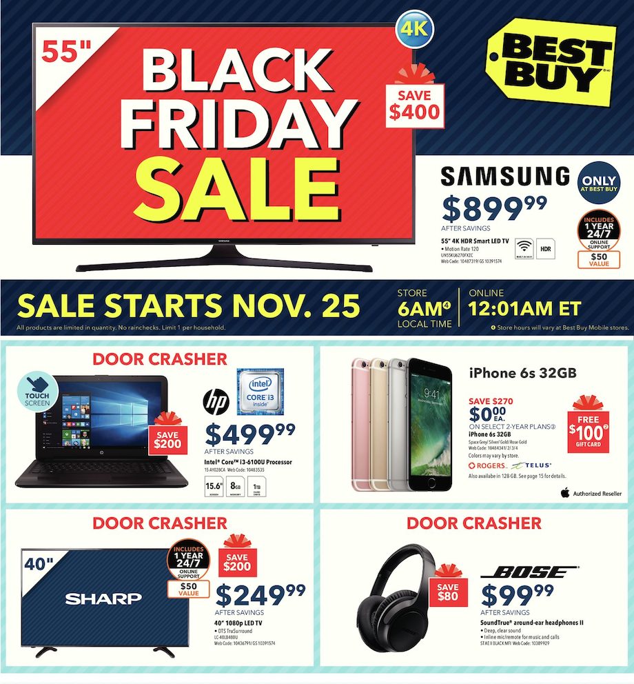 Best Buy Canada *FULL* Black Friday & Cyber Monday Flyer 2016 ...