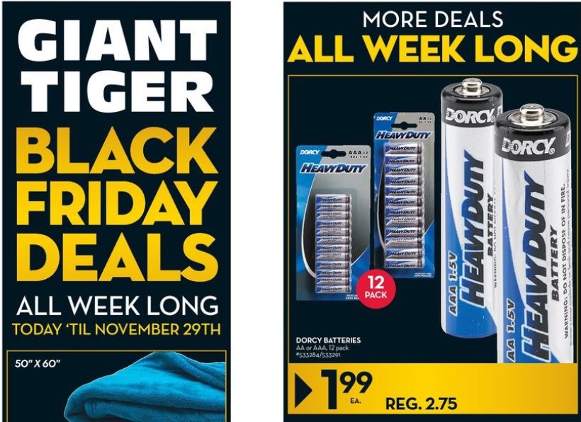 Giant Tiger Black Friday Flyer Canada 2016