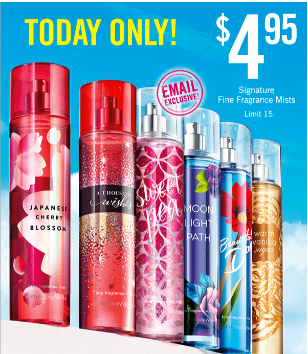 Bath Body Works Canada Coupon Signature Collection Fine Fragrance 