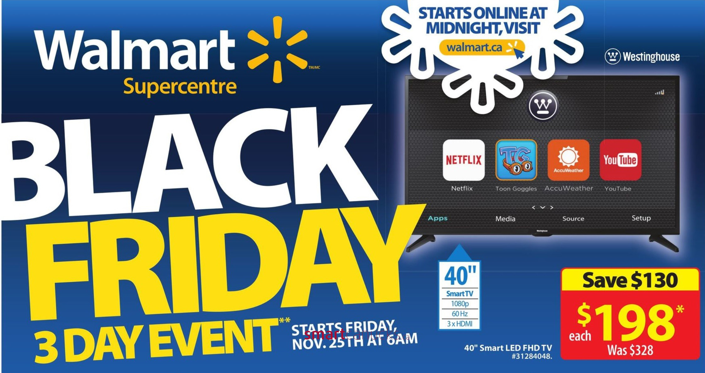 Walmart Canada Black Friday 2016 *FULL* Flyer Deals Sale | Canadian - What On Sale In Walmart On Black Friday
