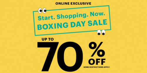 Ardene Canada Boxing Day Sale