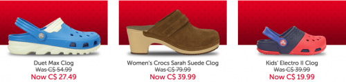 Crocs Canada Online Deals