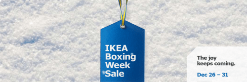 IKEA Canada Boxing Week