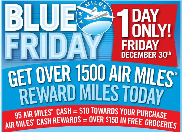 Safeway AirMiles Blue Friday