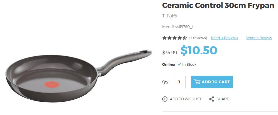 Sears Canada TFal Pans