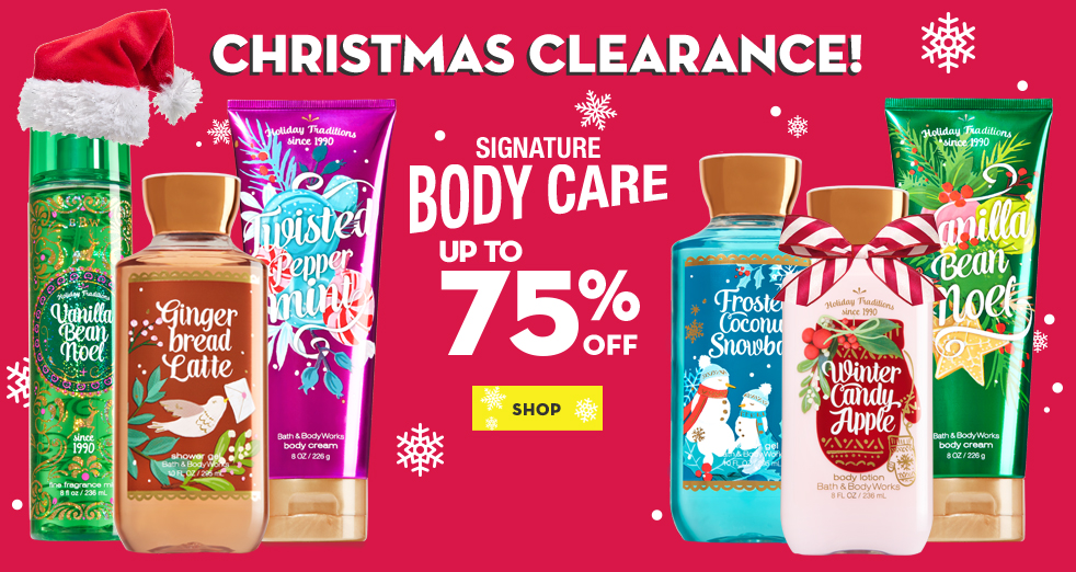 Bath Body Works Boxing Day Sale Boxing Week Deals 2016 Up To 75 