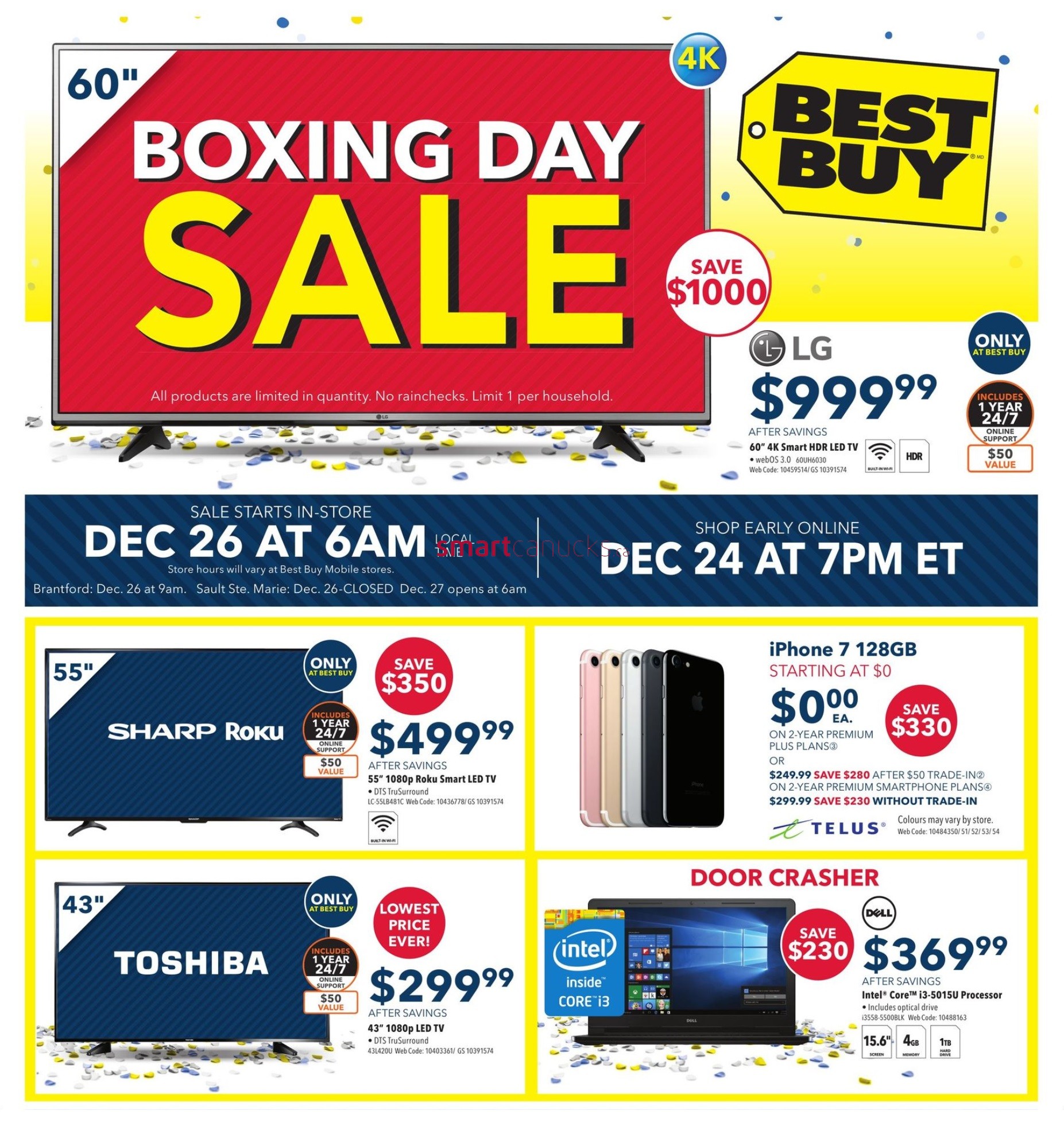 Best Buuy Boxing Day 2016 Flyer Canada