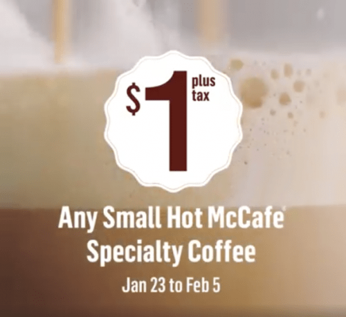 McDonald’s Canada McCafe Specialty Coffee Deal at Smartcanucks.ca