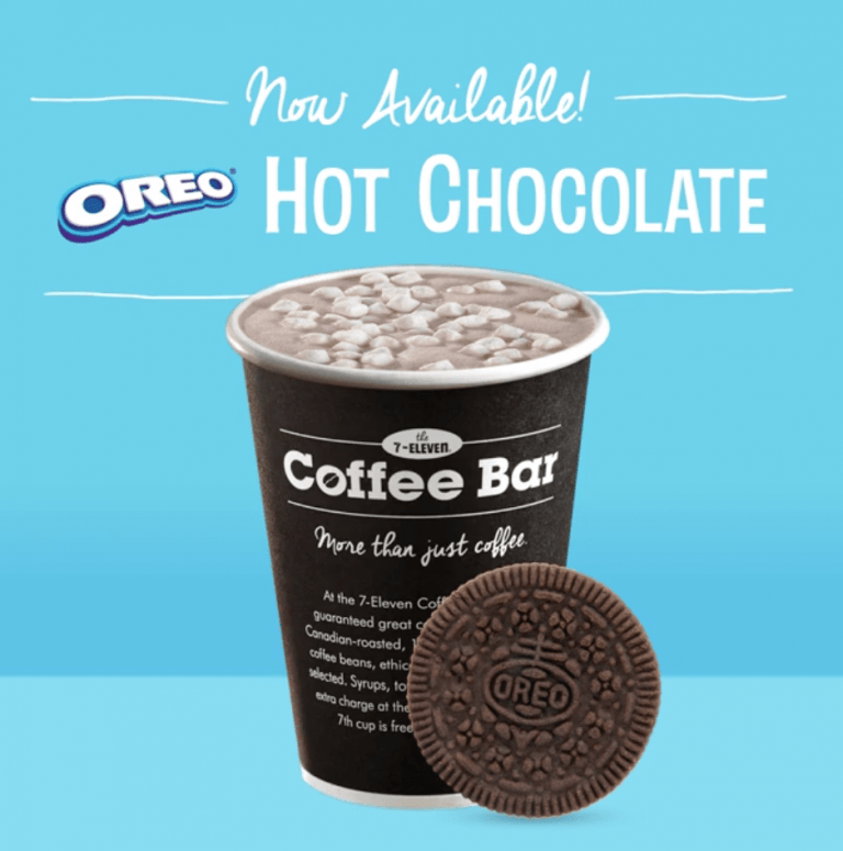 7Eleven Canada Free Oreo Hot Chocolate Canadian Freebies, Coupons