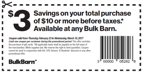 Bulk Barn Canada Coupons Via SmartCanucks.ca