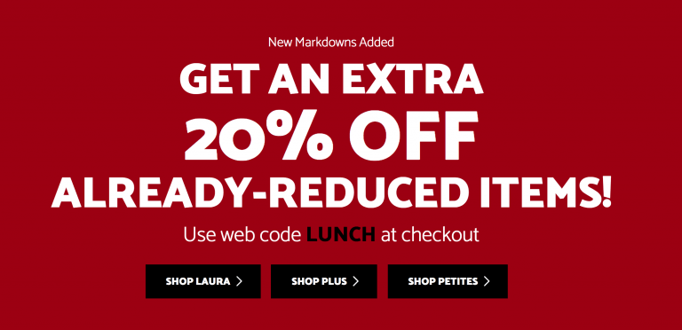 Laura Canada Deals: Save an Extra 20% off Markdowns + FREE Shipping on ...