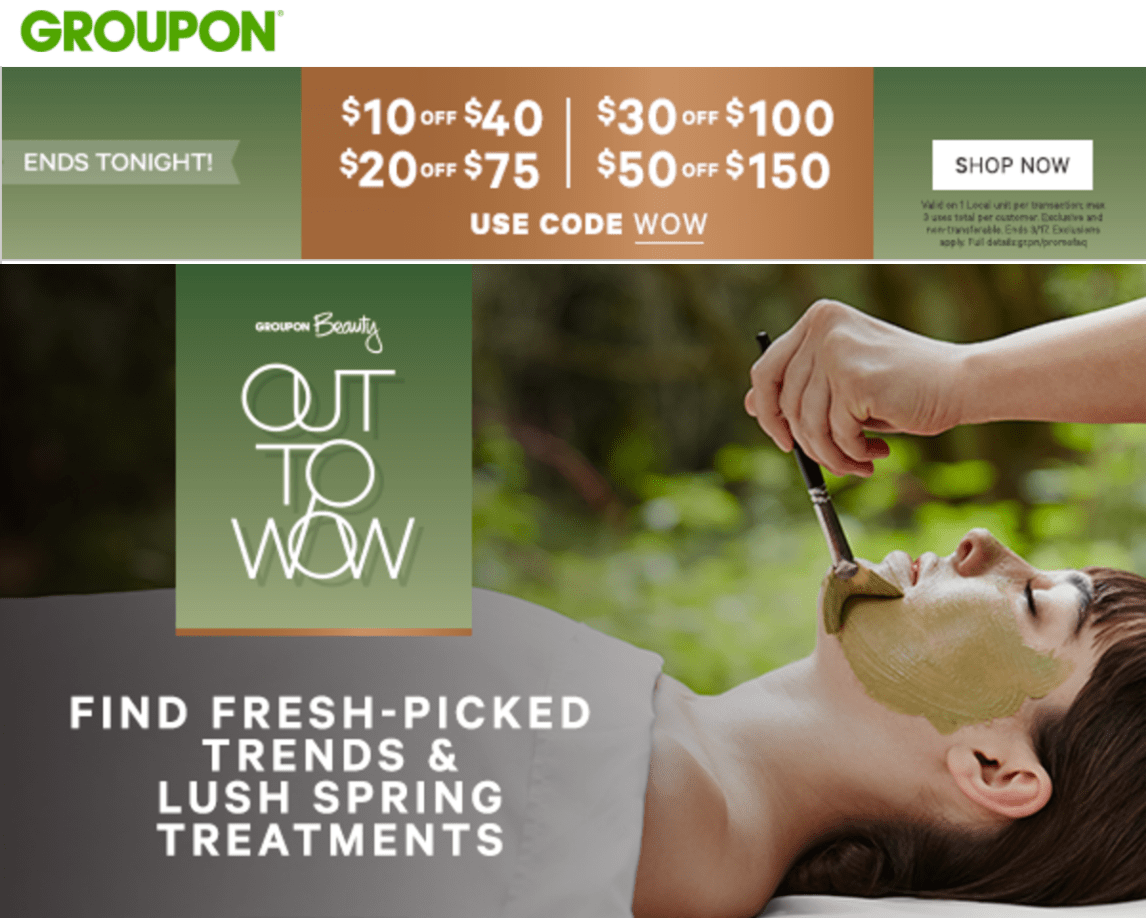 groupon spa packages