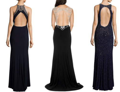 evening gowns at the bay