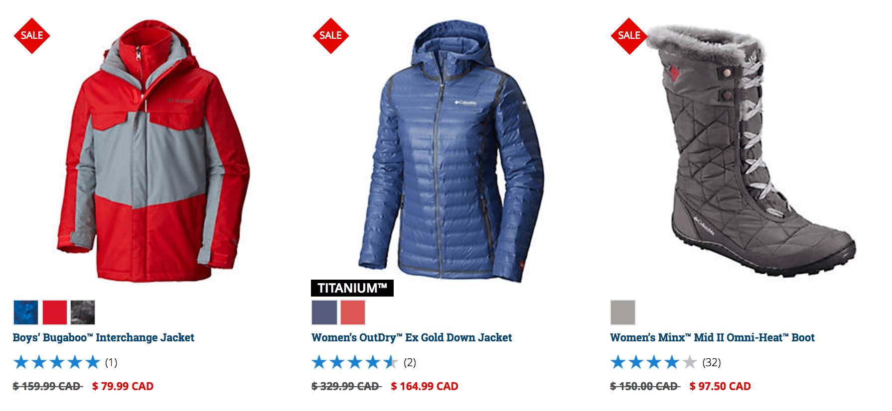 Columbia Sportswear Canada Winter Sale Save Up to 50 Off Women's, Men