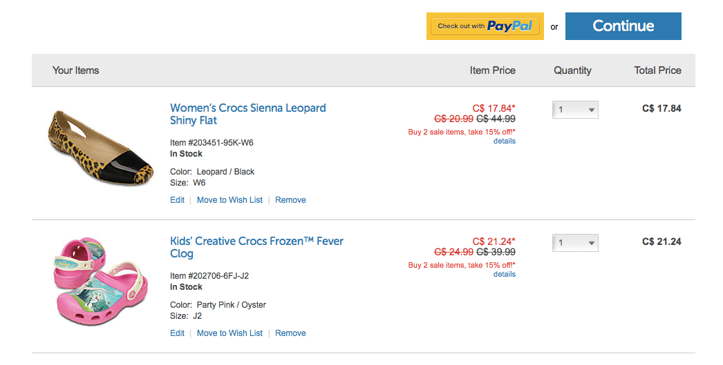 crocs promo code canada