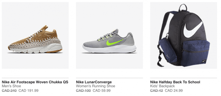 cheap nikes online canada