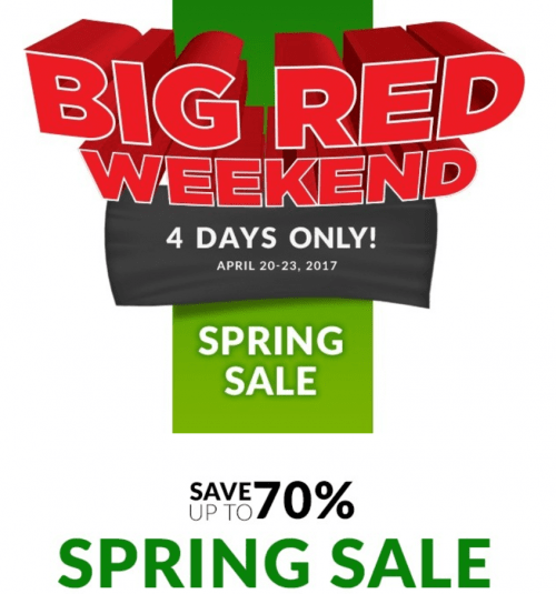 Canadian Tire Big Red Weekend Spring Sale Save Up To 70 Off Select