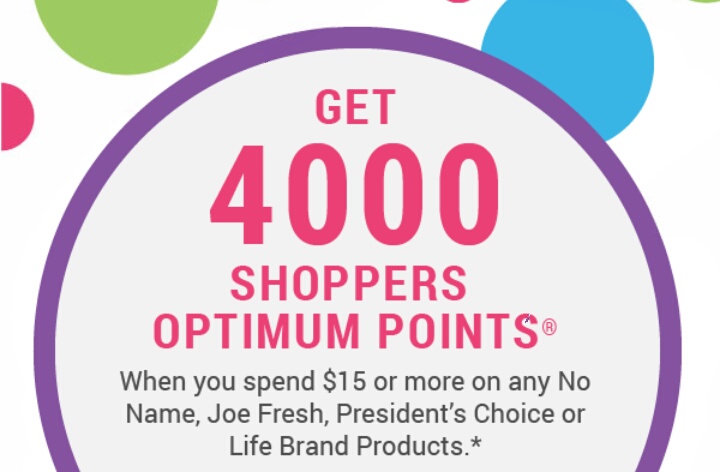 Shoppers Drug Mart 4000 Points WUS $15 on Life, PC and More