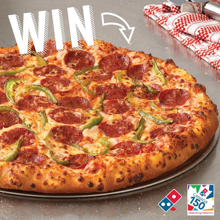 Domino S Pizza Canada Sweepstakes Win A FREE Trip Or 1 Of 150 First   Dominos Pizza Canada Contest Win A Pizza Surprise 