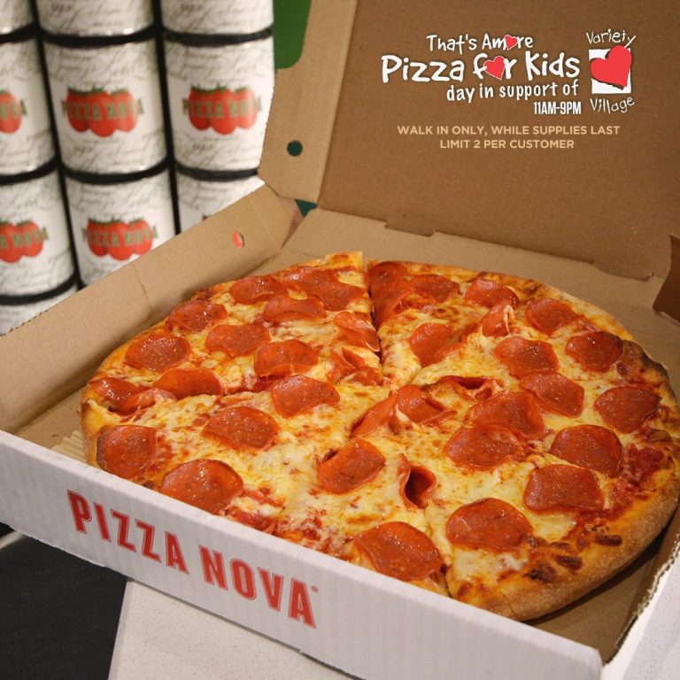 Pizza Nova Canada 'That's Amore Pizza for Kids Day' is Today