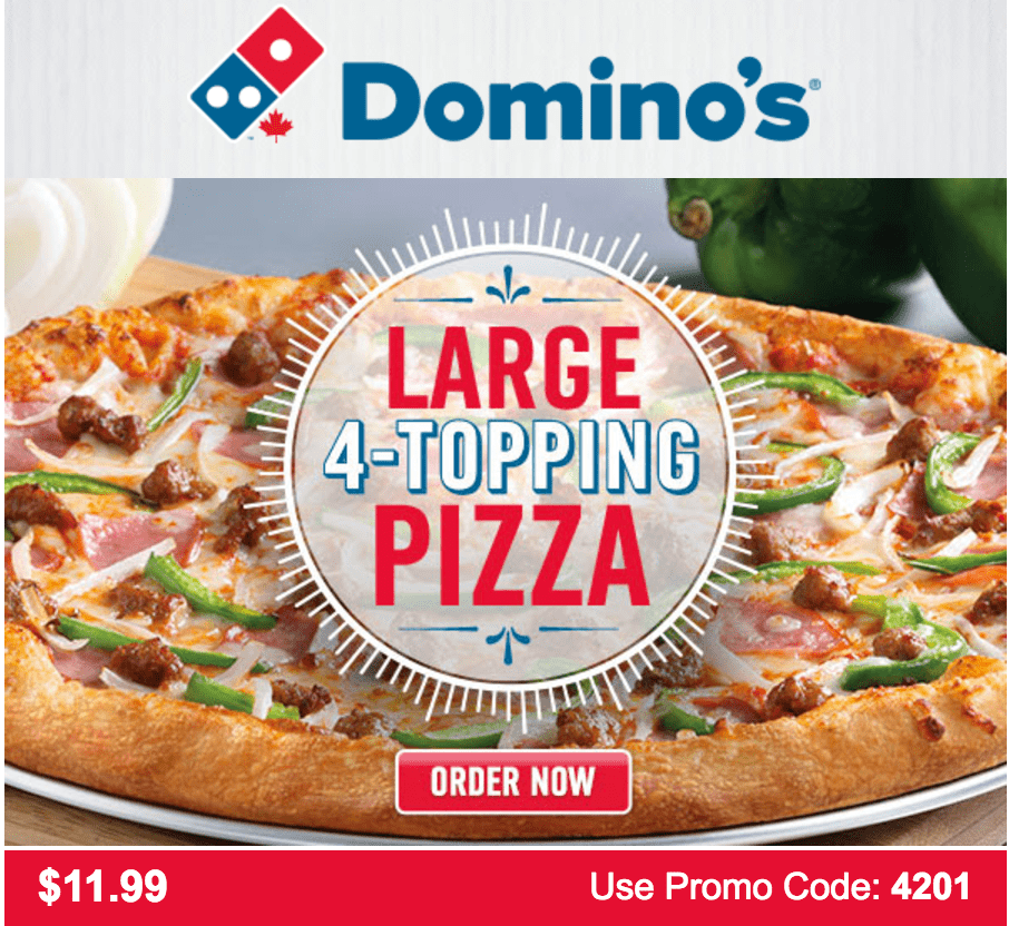 dominos pizza deals.