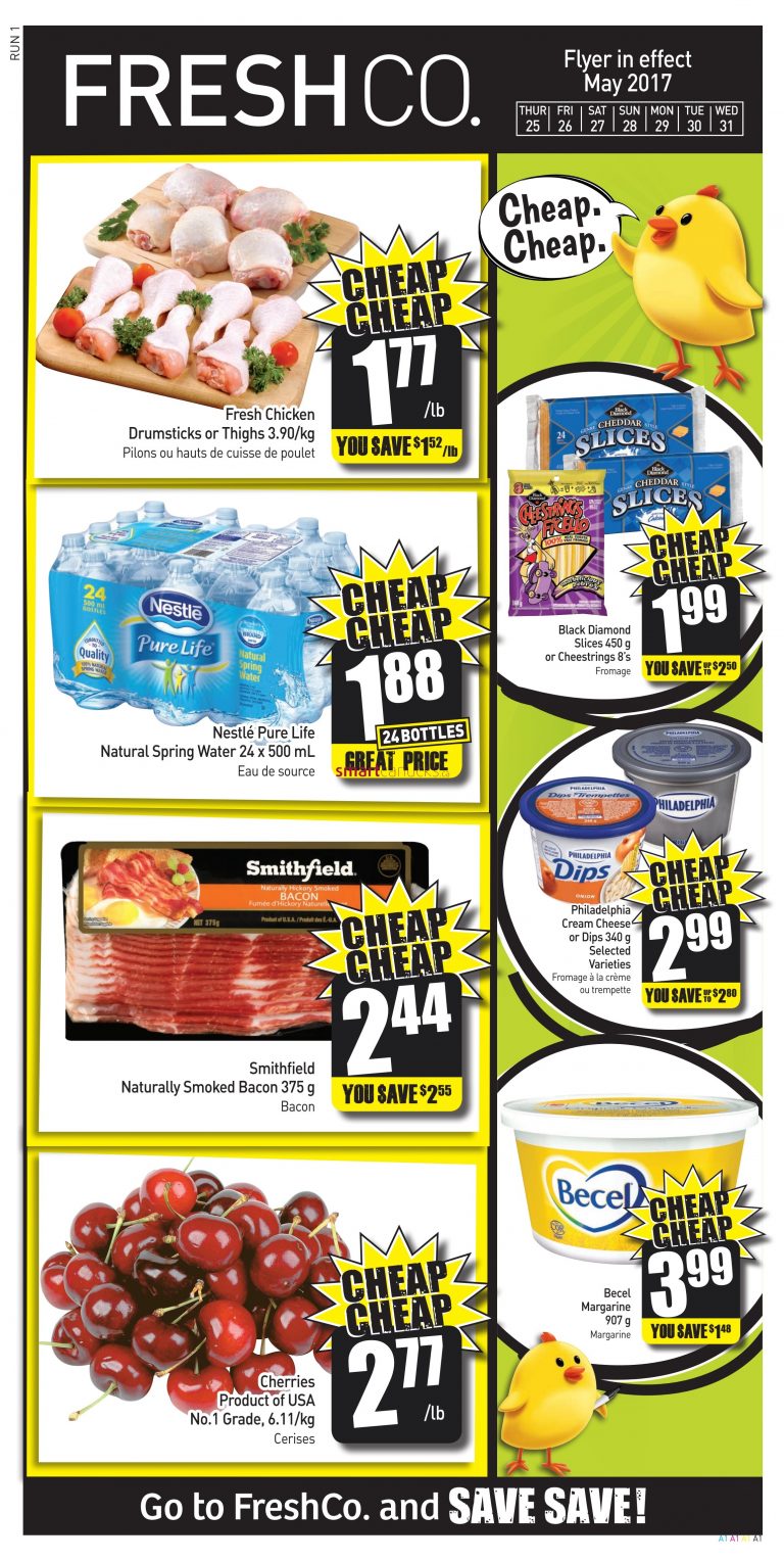 Freshco Ontario Flyer Deals May 25th to 31st Canadian Freebies