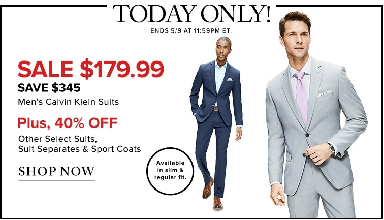 Men's Suits - Suit Trousers & Blazers | Calvin Klein®