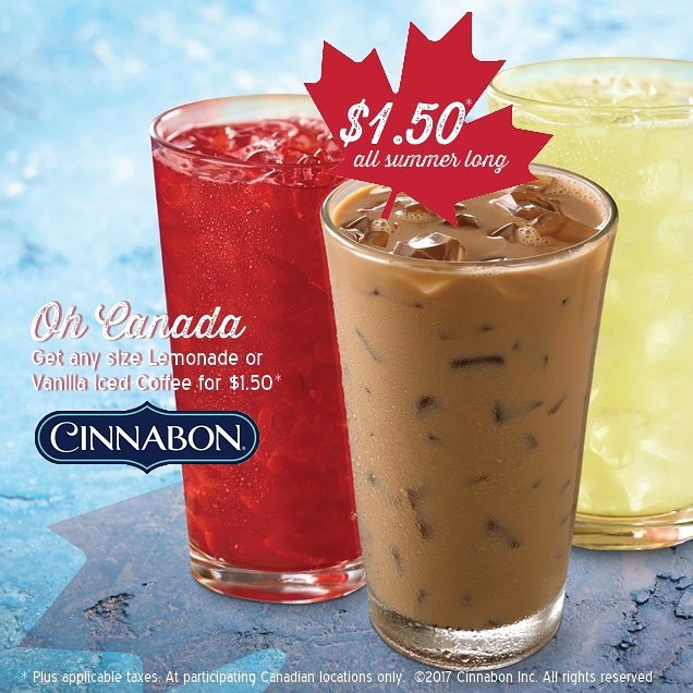 Cinnabon Canada Introducing New Cinnabon Chips + Lemonade ...