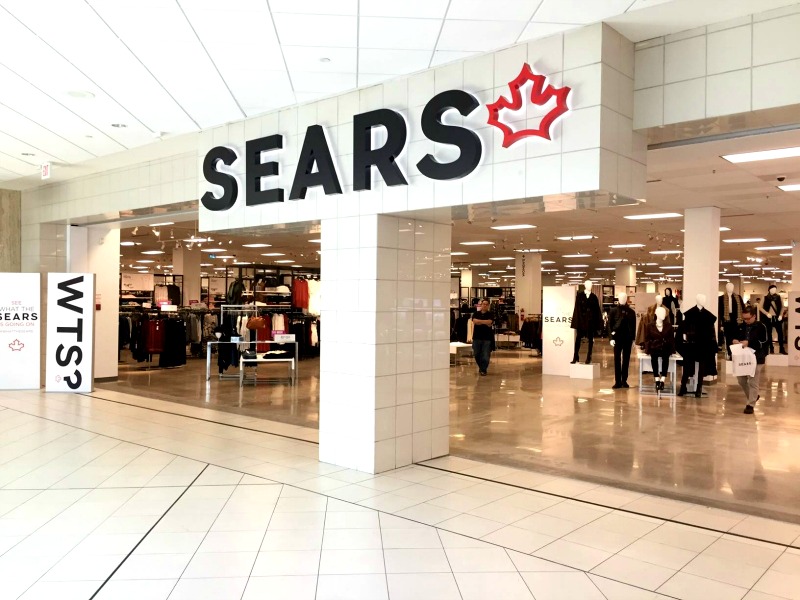 Sears Canada Store Closures Bankruptcy
