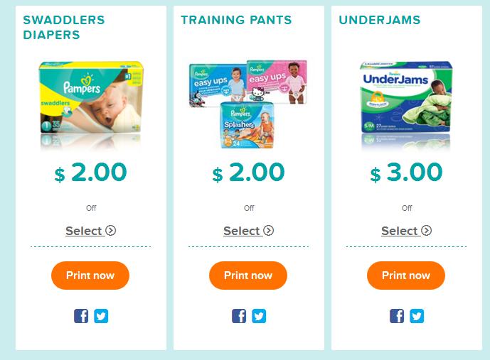 BrandSAVER Pampers Printable Coupon Portal: Over $14 In Savings