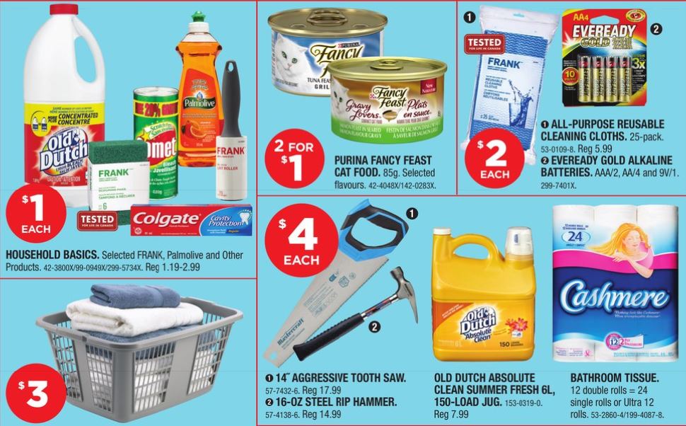 Canadian Tire Dollar Cleaning Supplies