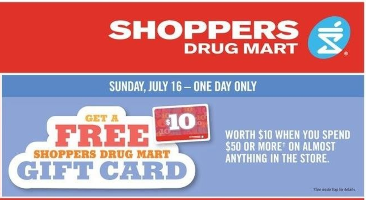 Shoppers Drug Mart Offers: Get 20X Bonus Optimum Points, Saturday July ...