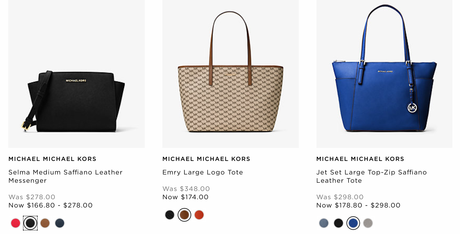 Michael Kors Canada Sale: Save an Additional 25% Off Already-Reduced ...