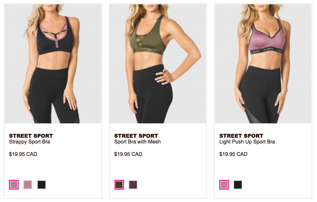 La Senza Canada Exclusive Deal: Free Sports Bra with Purchase + 10% Off  with Promo Code - Canadian Freebies, Coupons, Deals, Bargains, Flyers,  Contests Canada Canadian Freebies, Coupons, Deals, Bargains, Flyers,  Contests Canada