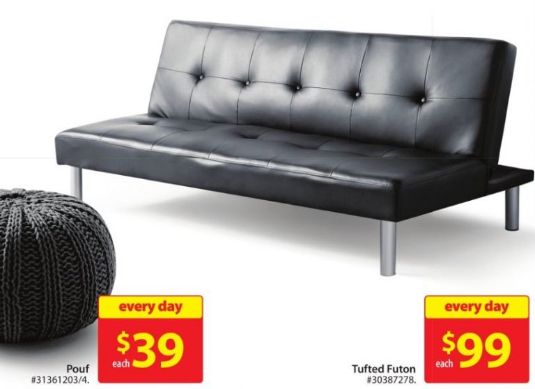 Walmart Canada Deal Mainstays Faux Leather Futon Only 99 Starting